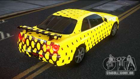 Nissan Skyline R34 GT-R XD-L S13 para GTA 4