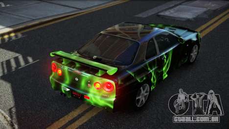 Nissan Skyline R34 GT-R XD-L S10 para GTA 4