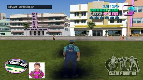 Mudar de pele ou roupa para GTA Vice City