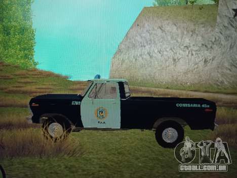 Ford F100 1978 Polícia Federal para GTA San Andreas