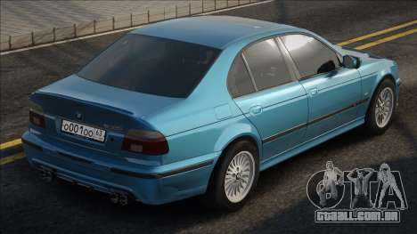 BMW E39 Blue para GTA San Andreas