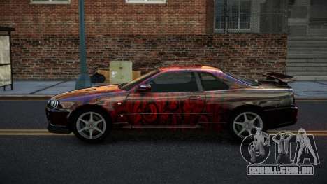 Nissan Skyline R34 GT-R XD-L S12 para GTA 4