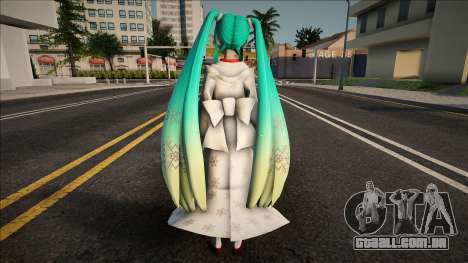 PDFT Hatsune Miku Snow 2013 v1 para GTA San Andreas