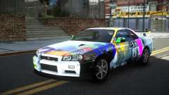 Nissan Skyline R34 GT-R XD-L S14 para GTA 4