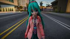 PDFT Hatsune Miku Ribbon Girl para GTA San Andreas