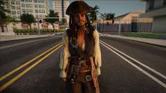 Jack Sparrow - Pirates Oc para GTA San Andreas