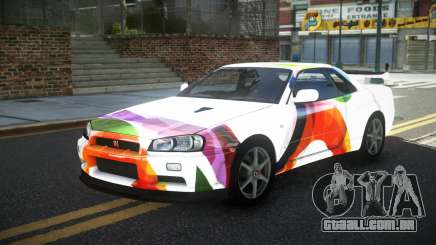 Nissan Skyline R34 GT-R XD-L S9 para GTA 4