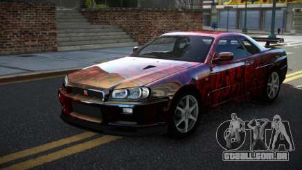 Nissan Skyline R34 GT-R XD-L S12 para GTA 4