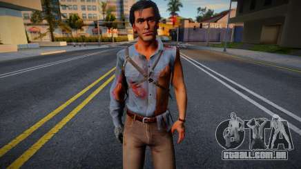 Ash de Evil Dead 3 The Game CON EXPRESIONES FACI para GTA San Andreas