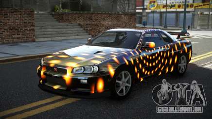 Nissan Skyline R34 GT-R XD-L S1 para GTA 4