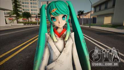 PDFT Hatsune Miku Snow 2013 v1 para GTA San Andreas