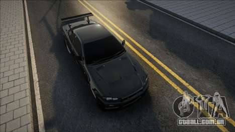 Nissan Skyline R34 Blek para GTA San Andreas