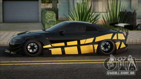 Nissan GTR R35 Yellow para GTA San Andreas