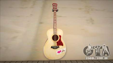 A nova guitarra de Carl para GTA San Andreas