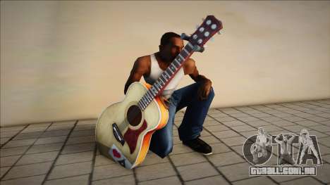 A nova guitarra de Carl para GTA San Andreas